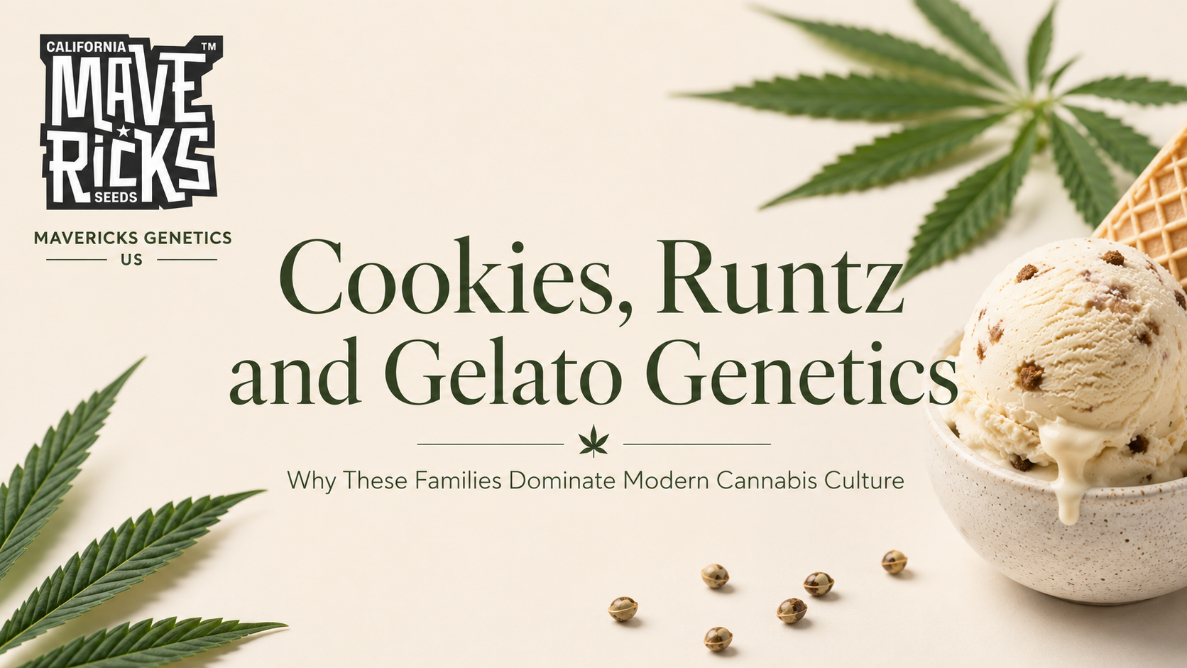 Cookies, Runtz and Gelato Genetics: Why These Families Dominate Modern Cannabis Culture