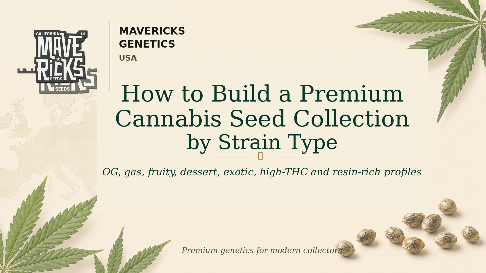 How to Build a Premium Cannabis Seed Collection by Strain Type
